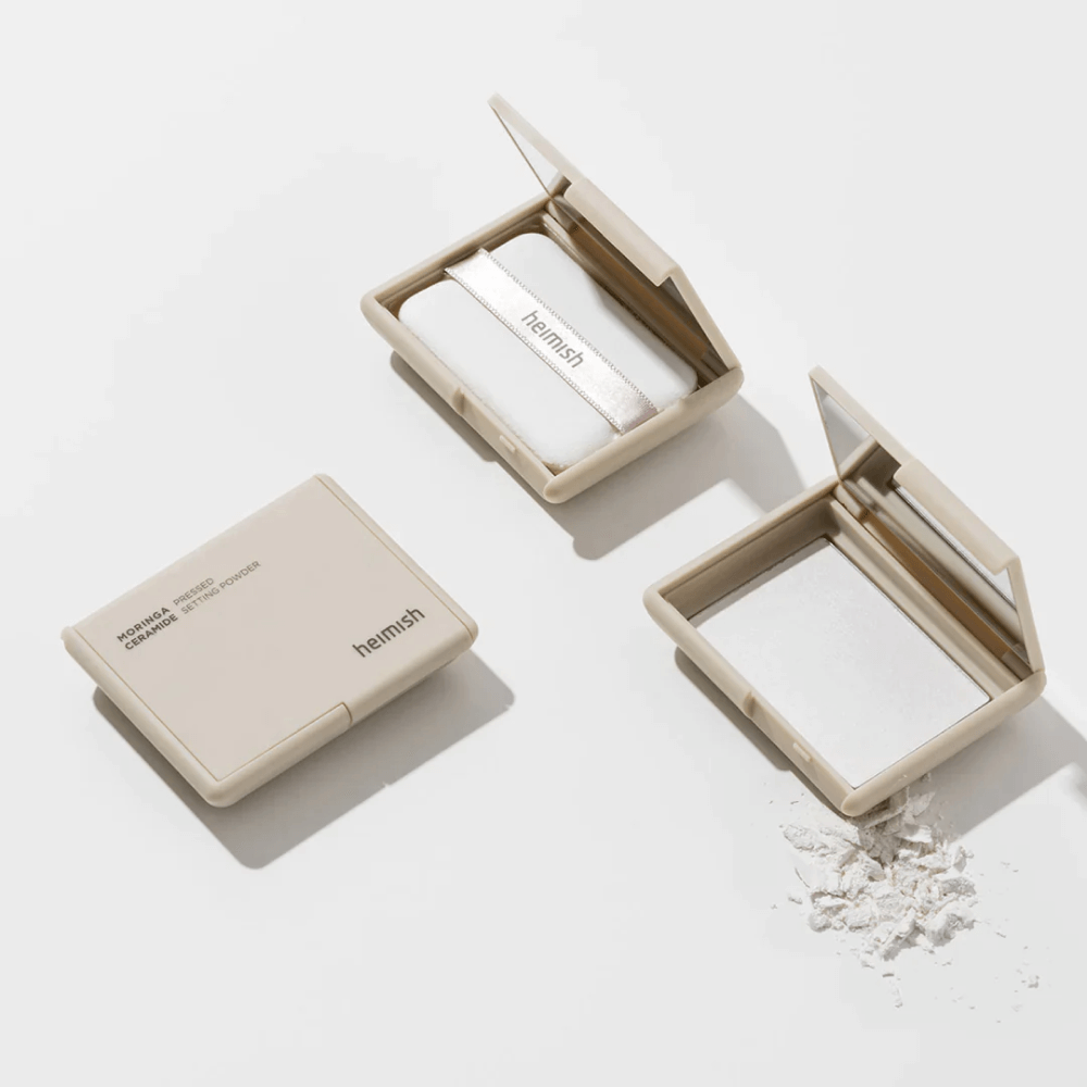 Фиксирующая минеральная пудра Heimish Moringa Ceramide Pressed Setting Powder