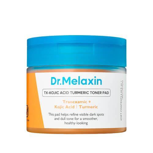 Осветляющие пэды с транексамовой и койевой кислотами Dr.Melaxin TX-Kojic Acid Turmeric Toner Pad