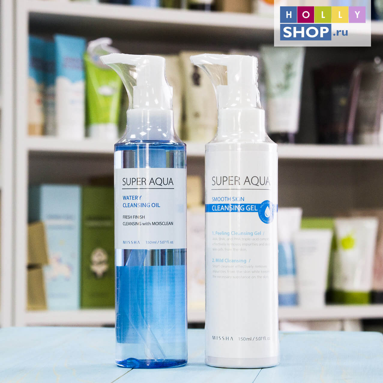 Очищающий гель для умывания с кислотами Missha Super Aqua Skin Smooth Cleansing Gel