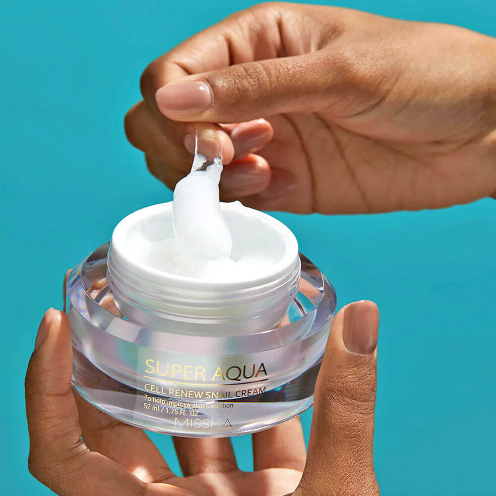 Регенерирующий крем для лица с экстрактом улитки Missha Super Aqua Cell Renew Snail Cream