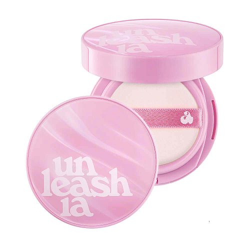 Увлажняющий кушон с сияющим финишем Unleashia Don't Touch Glass Pink Cushion SPF50+ PA++++