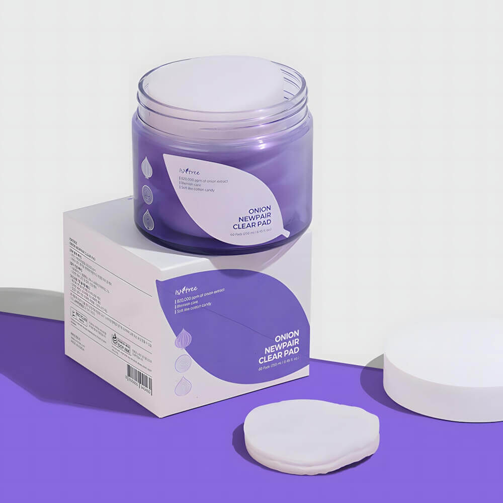 Многослойные пэды для проблемной кожи с красным луком IsNtree Onion Newpair Clear Pad