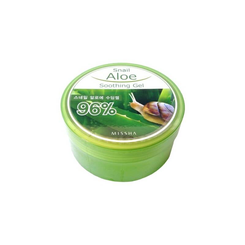 

Универсальный гель на основе сока алоэ и муцина улитки Missha Snail Aloe Soothing Gel