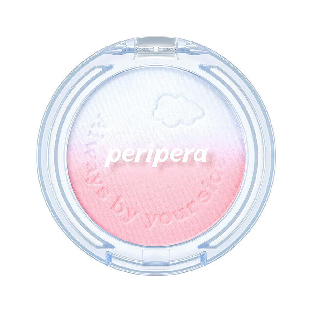 Двойные компактные румяна Peripera Pure Blushed Custom Cheek 01 Candy Pink