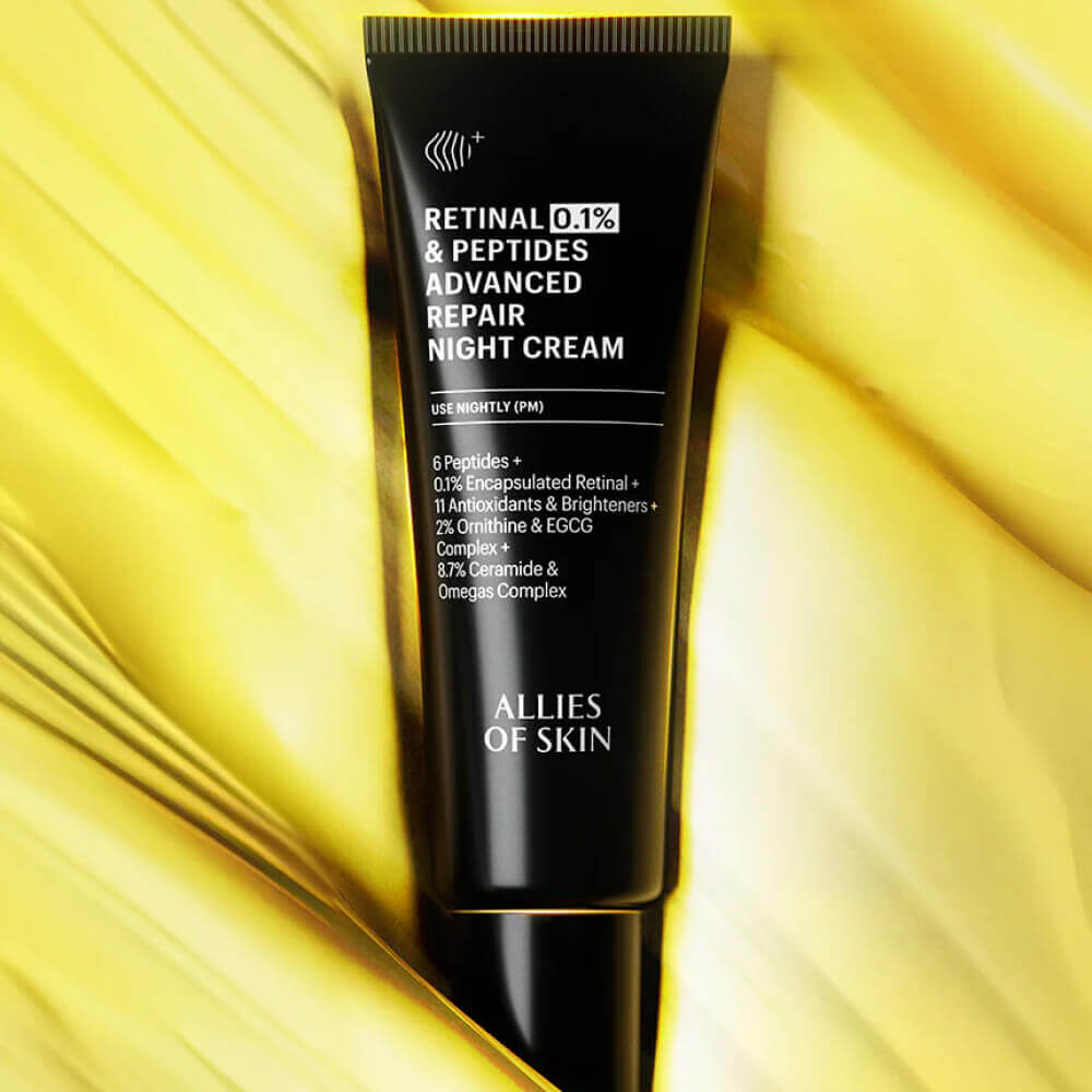 Интенсивный ночной крем с ретиналем Allies of Skin Retinal 0,1%&Peptides Advanced Repair Night Cream