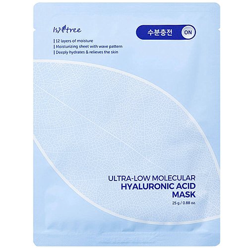 Ультраувлажняющая маска с гиалуроновой кислотой IsNtree Ultra-Low Molecular Hyaluronic Acid Mask