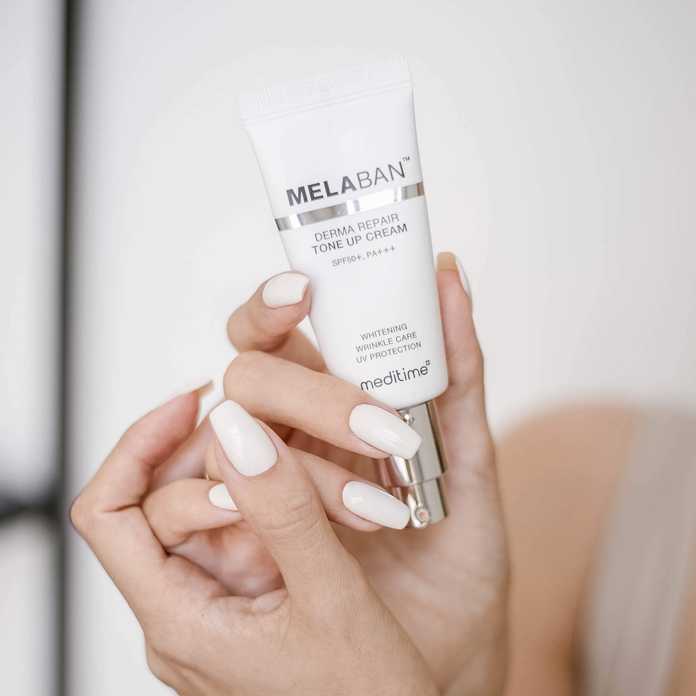 Тонирующий солнцезащитный крем Meditime Melaban Derma Repair Tone Up Cream SPF 50+ PA+++