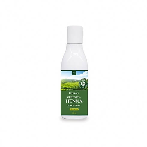 

Шампунь для волос с зеленым чаем и хной Deoproce Greentea Henna Pure Refresh Shampoo 200 мл
