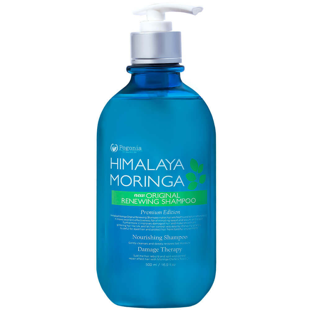 

Восстанавливающий шампунь с маслом моринги Pogonia Himalaya Moringa Original Renewing Shampoo