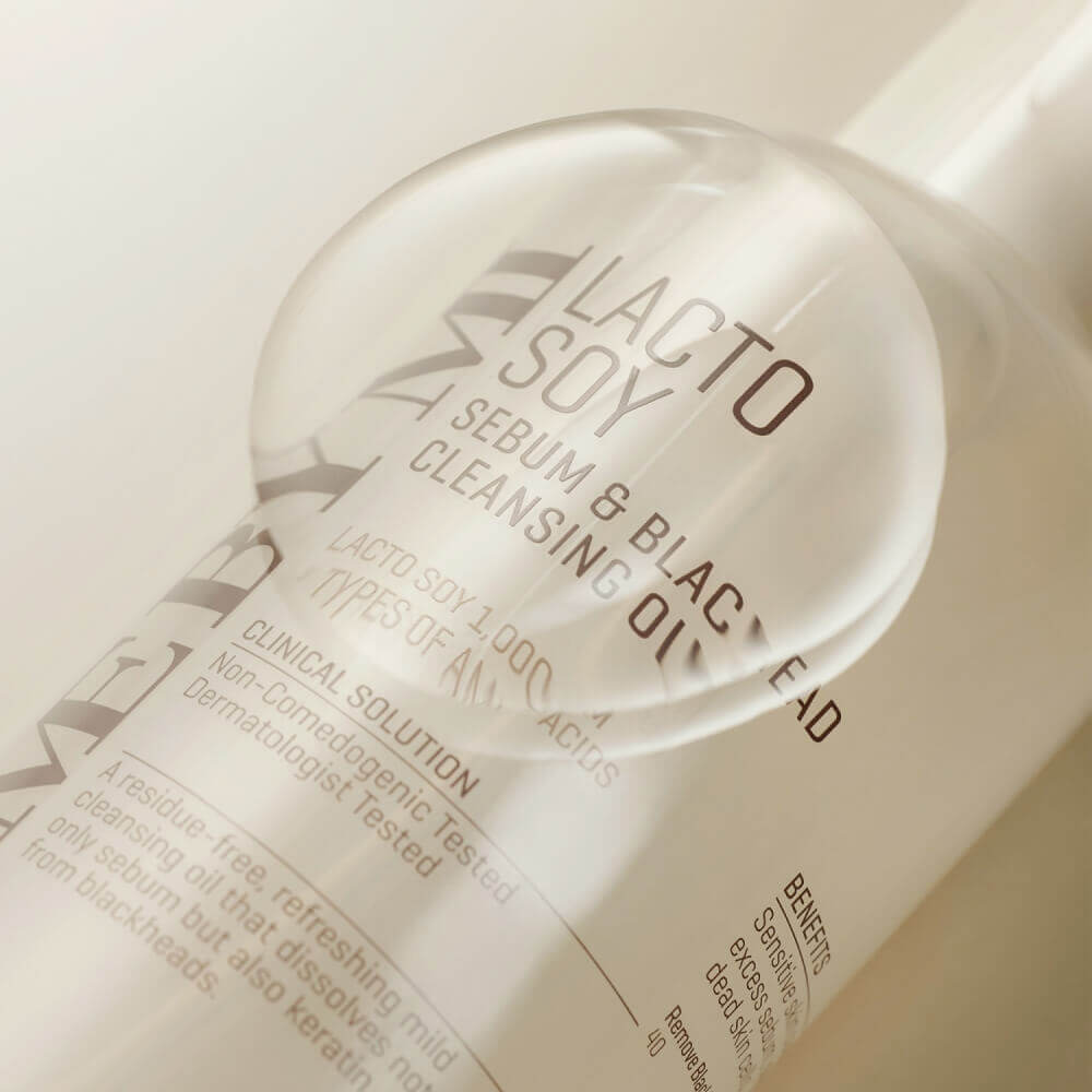 Двухфазное гидрофильное масло с соей Some By Mi Lacto Soy Sebum & Blackhead Cleansing Oil