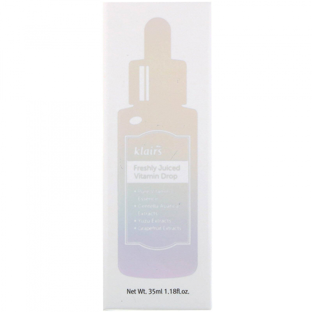 Сыворотка с витамином С для сияния кожи Dear, Klairs Freshly Juiced Vitamin Drop
