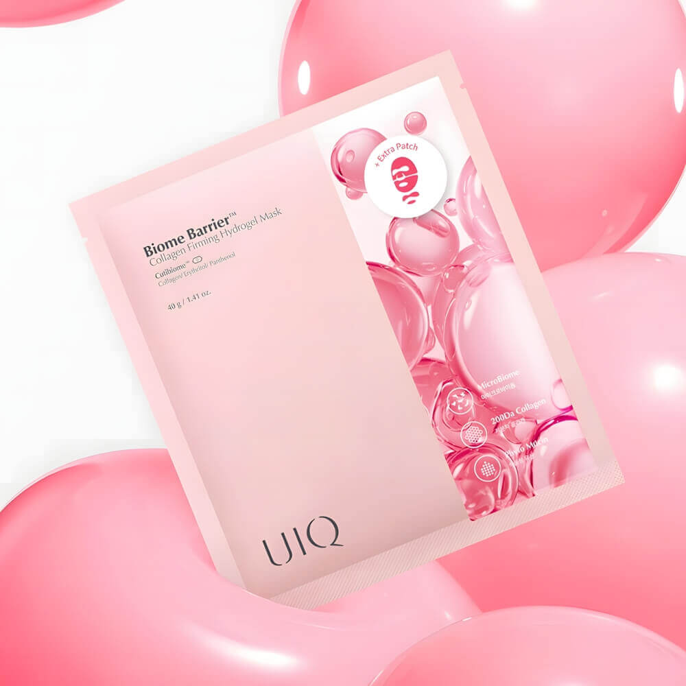 Гидрогелевая маска с коллагеном и пробиотиками UIQ Biome Barrier Collagen Firming Hydrogel Mask