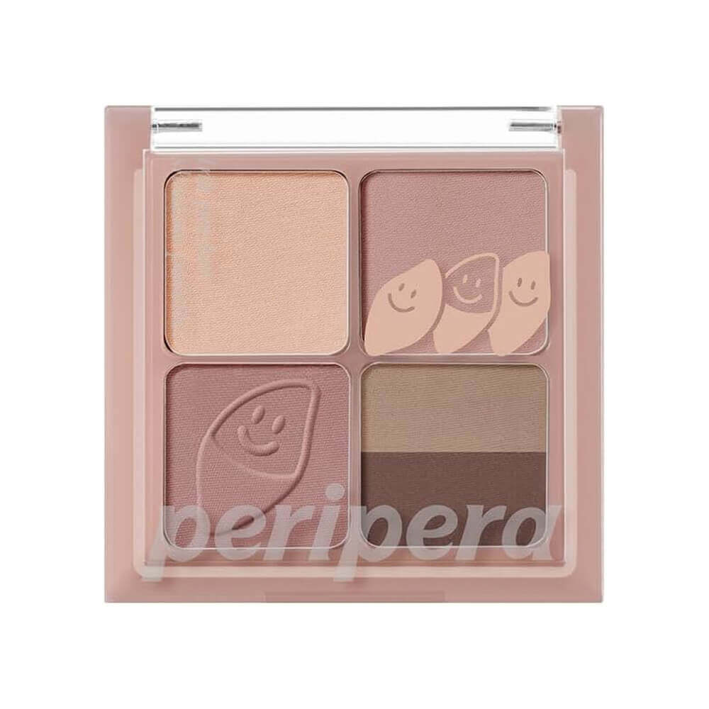 

Компактная палетка для макияжа глаз Peripera Ink Pocket Shadow Palette 04 You Know What Mute Is