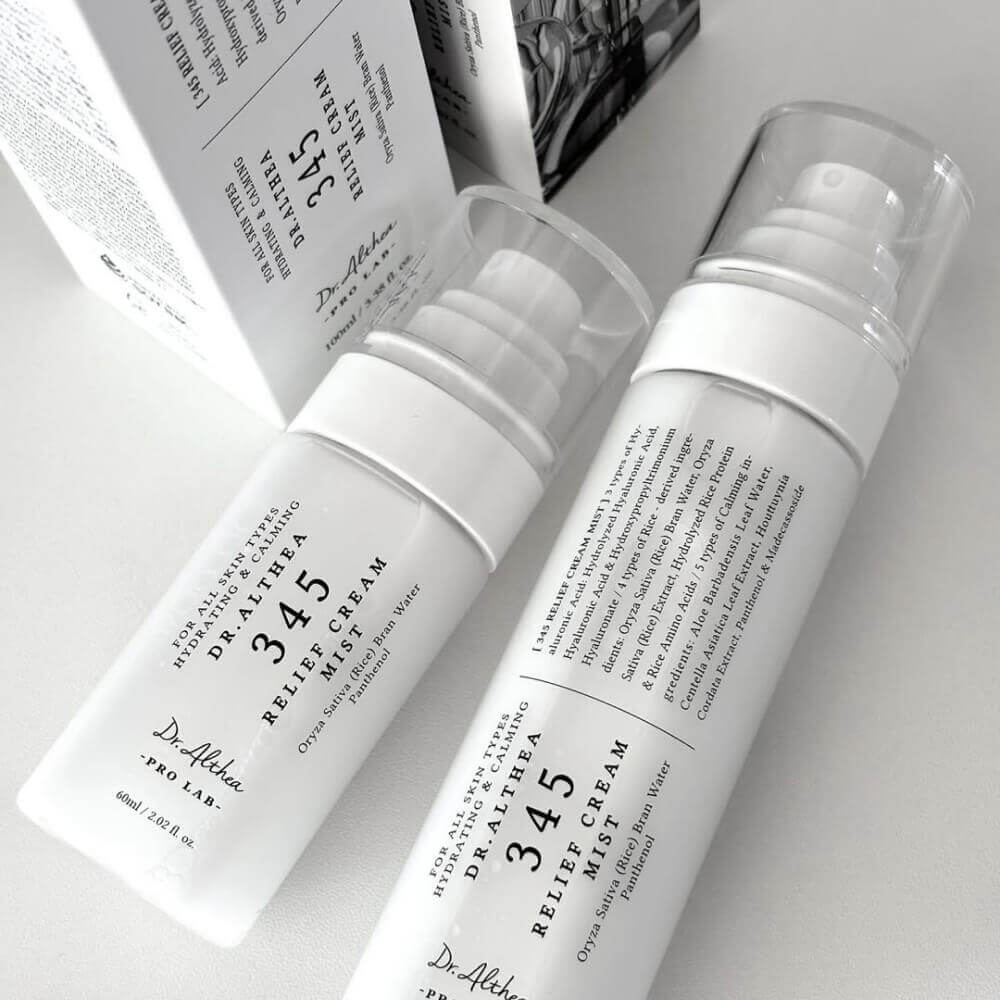 Успокаивающий мист с гидролатом риса и пантенолом Dr. Althea 345 Relief Cream Mist