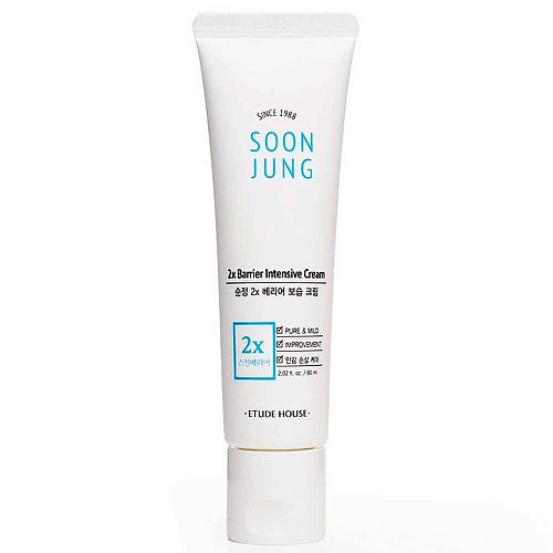 Успокаивающий барьерный крем ETUDE SoonJung 2x Barrier Intensive Cream