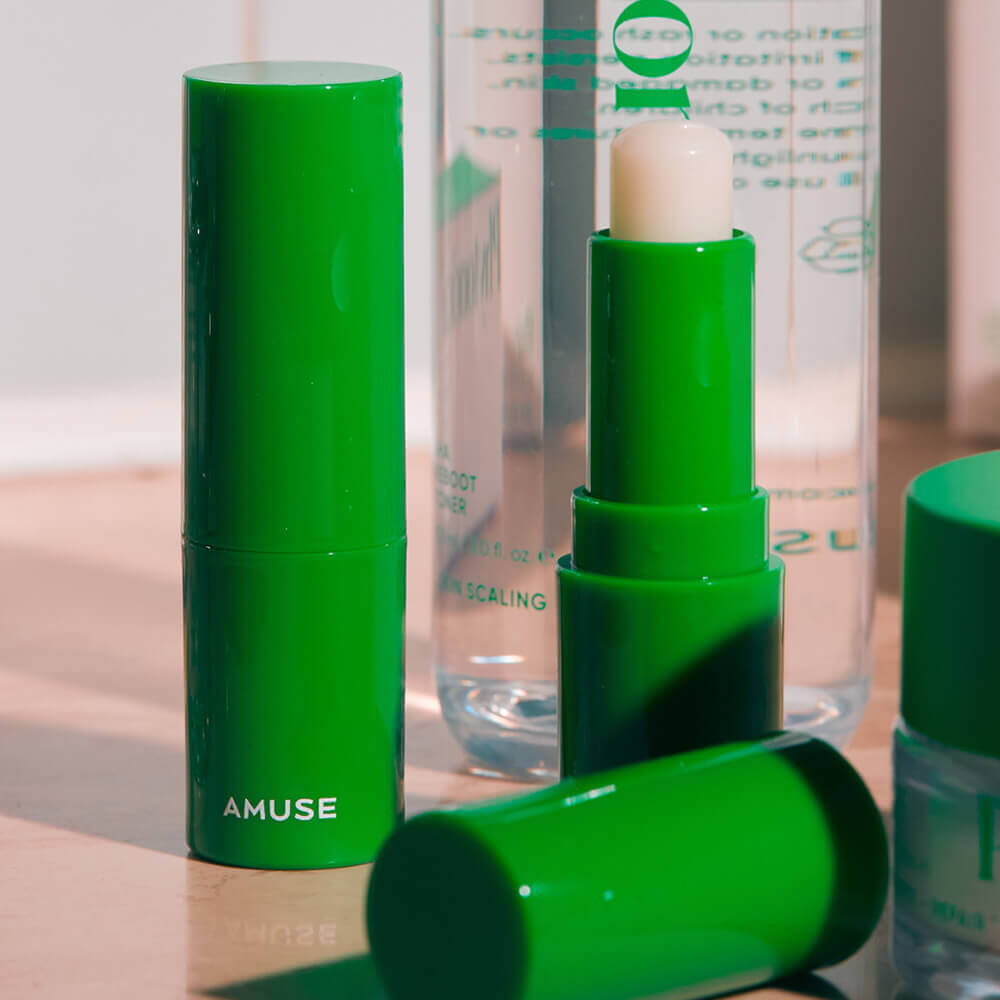 Веганский увлажняющий бальзам для губ AMUSE Vegan Green Lip Balm