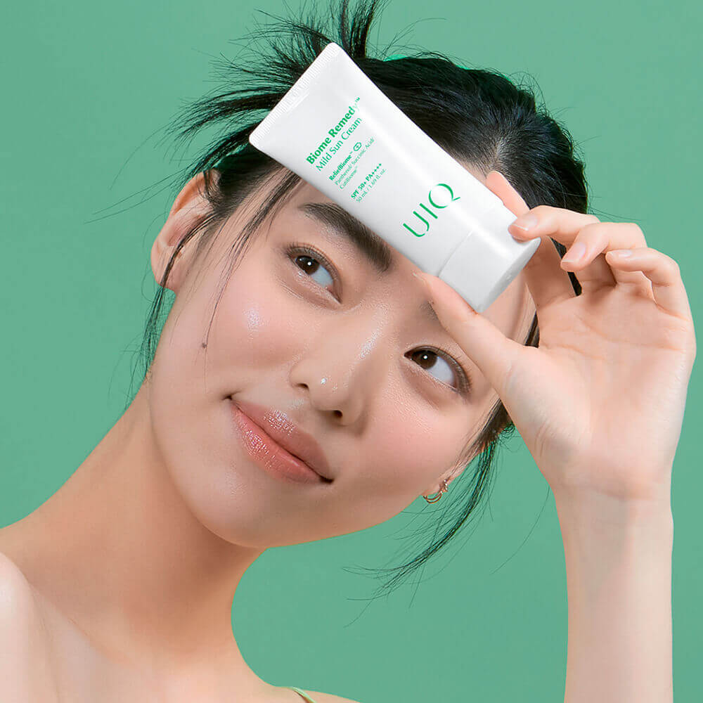 Санскрин для чувствительной кожи UIQ Biome Remedy Mild Sun Cream Physical Sunscreen SPF50+ PA++++
