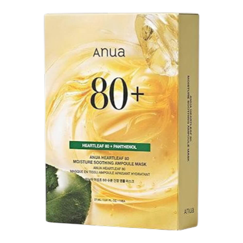 КОРОБКА Увлажняющая ампульная маска с хауттюйнией Anua Heartleaf 80% Moisture Soothing Ampoule Mask