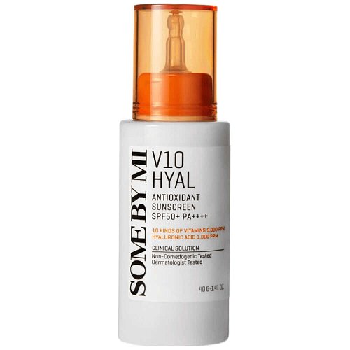 Солнцезащитный крем с антиоксидантами Some By Mi V10 Hyal Antioxidant Sunscreen SPF50+ PA++++