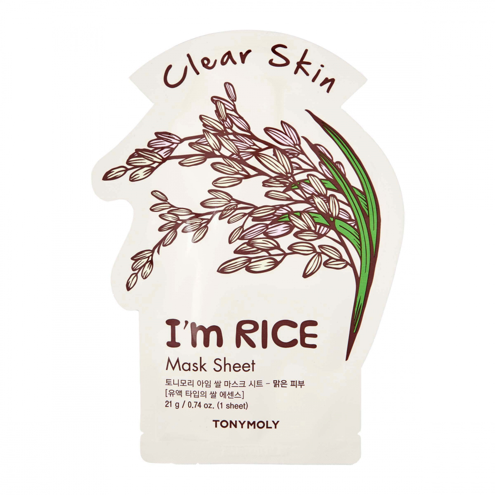 Тканевые маски Tony Moly I'm Real Mask Sheet Rice - Рис