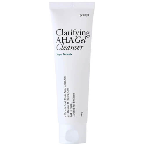 Очищающий гель для умывания с AHA-кислотами Petitfee Clarifying AHA Gel Cleanser
