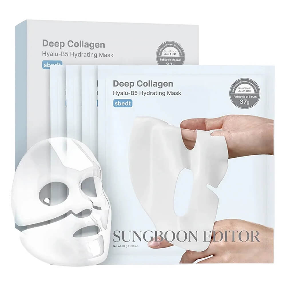 КОРОБКА Увлажняющая гидрогелевая маска Sungboon Editor Deep Collagen Hyalu-B5 Hydrating Mask