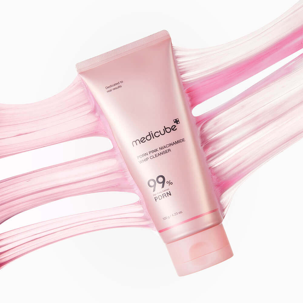 Пенка для умывания с ПДРН medicube PDRN Pink Niacinamide Whip Cleanser