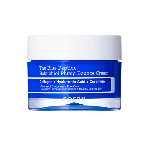Крем с пептидами и бакучиолом COSRX The Blue Peptide Bakuchiol Plump Bounce Cream