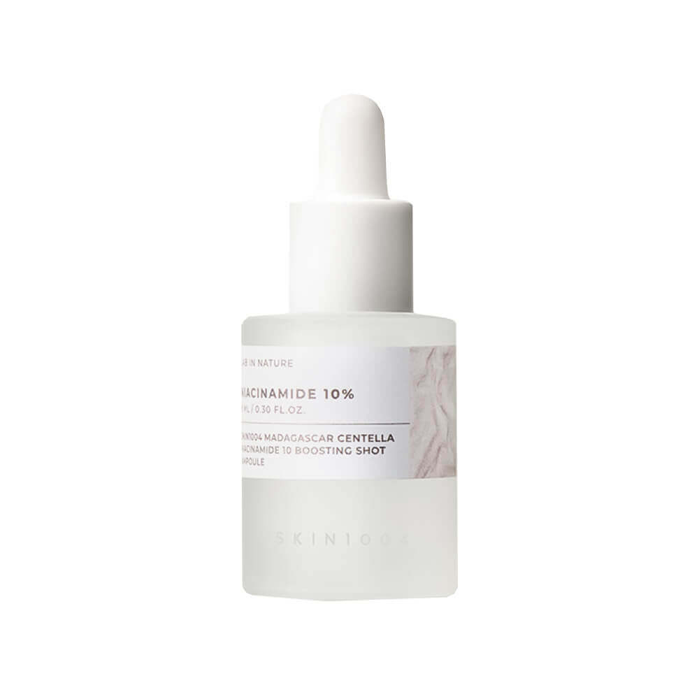 Миниатюра ампулы-бустера с ниацинамидом SKIN1004 Madagascar Centella Niacinamide 10 Boosting Shot Ampoule 9 мл