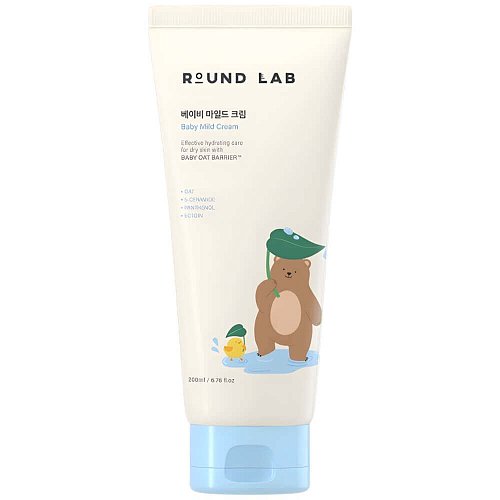 Барьерный детский крем с пантенолом Round Lab Baby Mild Cream