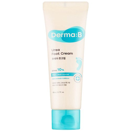Смягчающий ламеллярный крем для ног с мочевиной Derma:B Urea Foot Cream