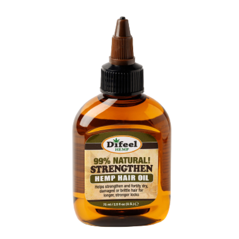 Натуральное масло для волос с коноплёй Difeel Natural Strengthen Hemp Hair Oil