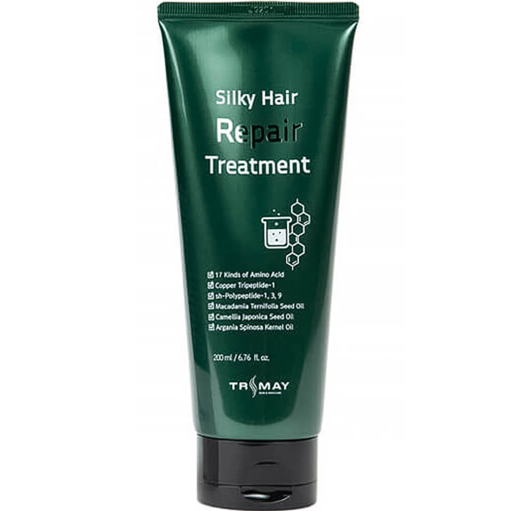 

Слабокислотный восстанавливающий бальзам с пептидами Trimay Silky Hair Repair Treatment