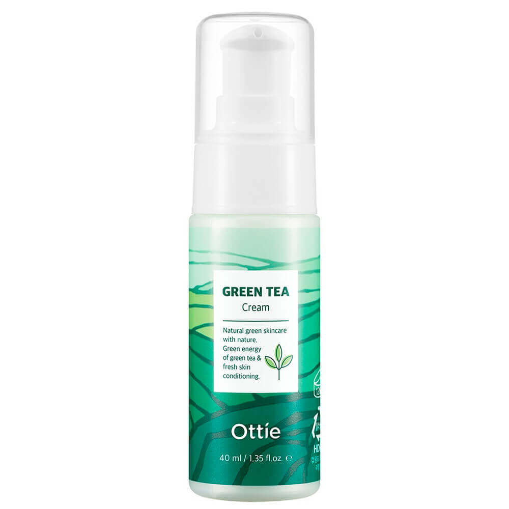 Увлажняющий крем для лица с зелёным чаем Ottie Green Tea Cream