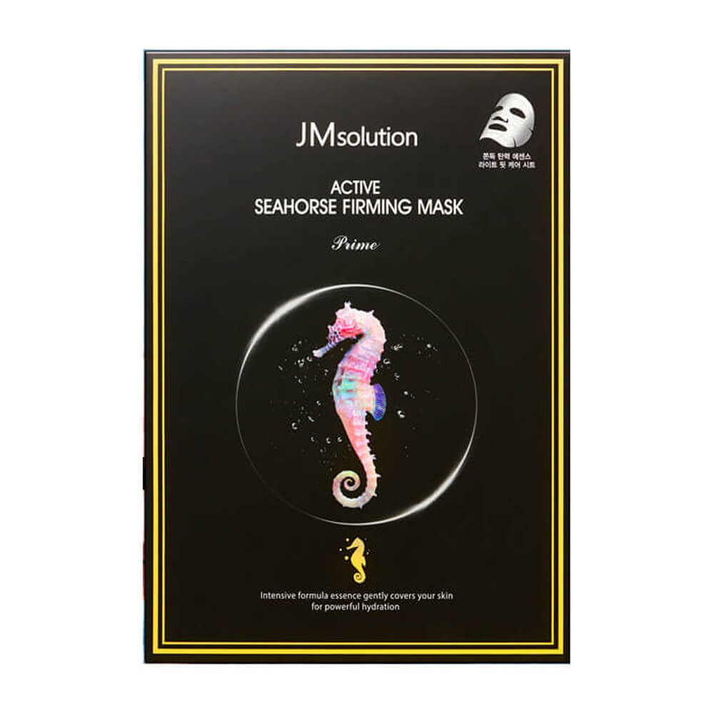 КОРОБКА Укрепляющая тканевая маска с экстрактом конька JMsolution Active Seahorse Firming Mask