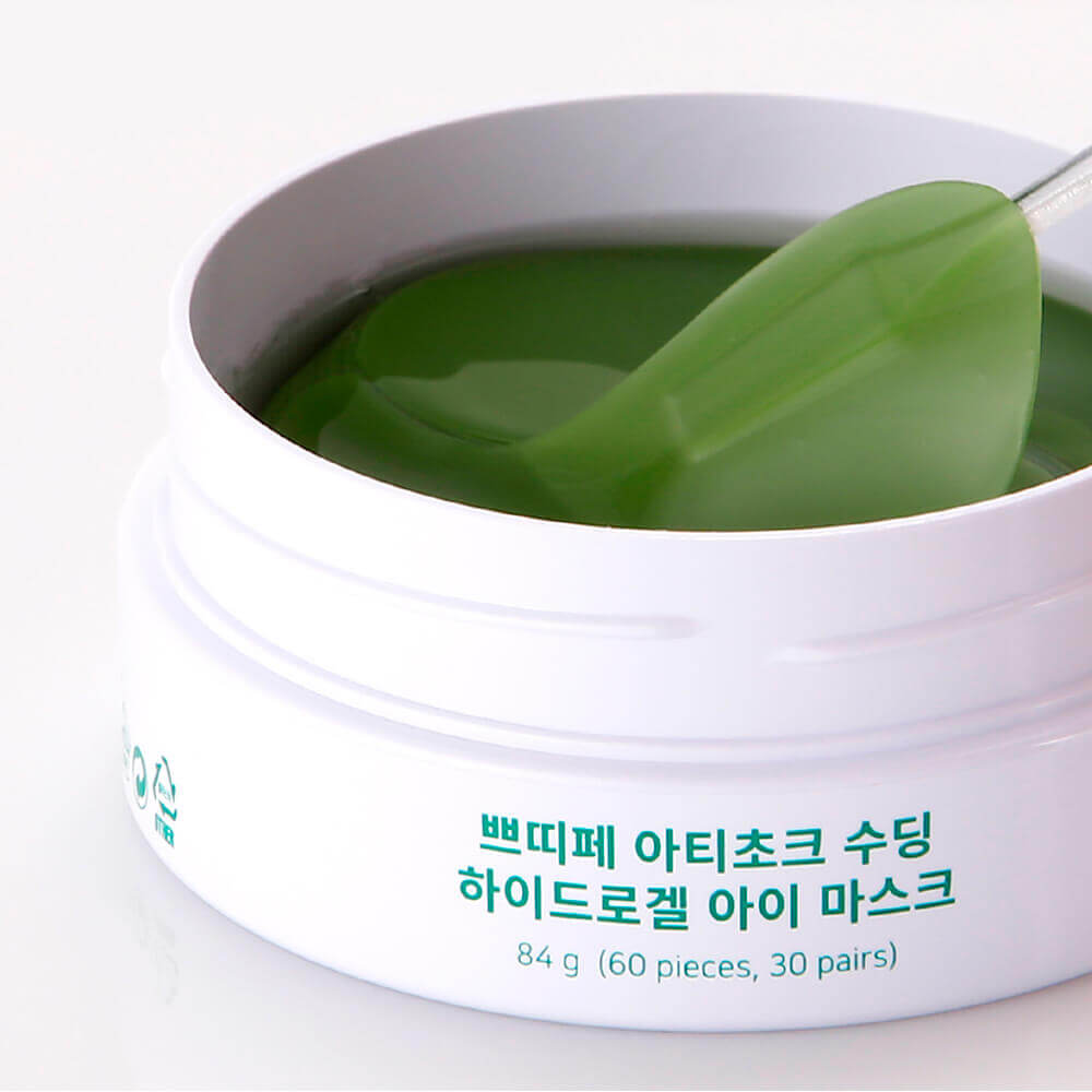 Противоотёчные гидрогелевые патчи с артишоком Petitfee Artichoke Soothing Hydrogel Eye Mask
