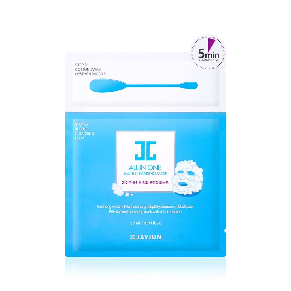 Комплекс с пузырьковой маской для очищения кожи Jayjun Cosmetic All in one Multi Cleansing Mask