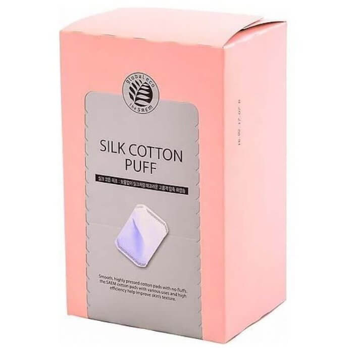 

Спонжи косметические шелковые The Saem Silk Cotton Puff 90 шт