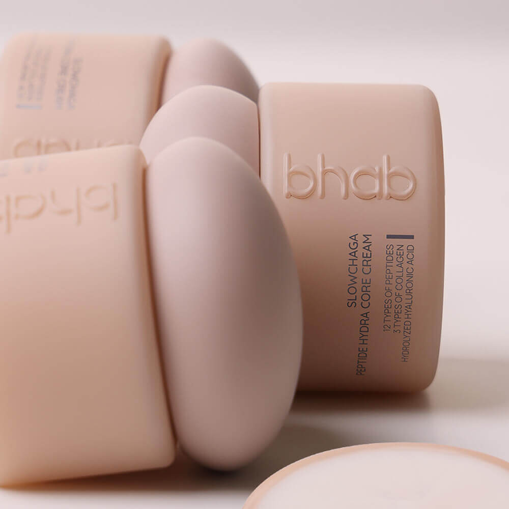 Увлажняющий крем с экстрактом гриба чага и пептидами bhab Slowchaga Peptide Hydra Core Cream