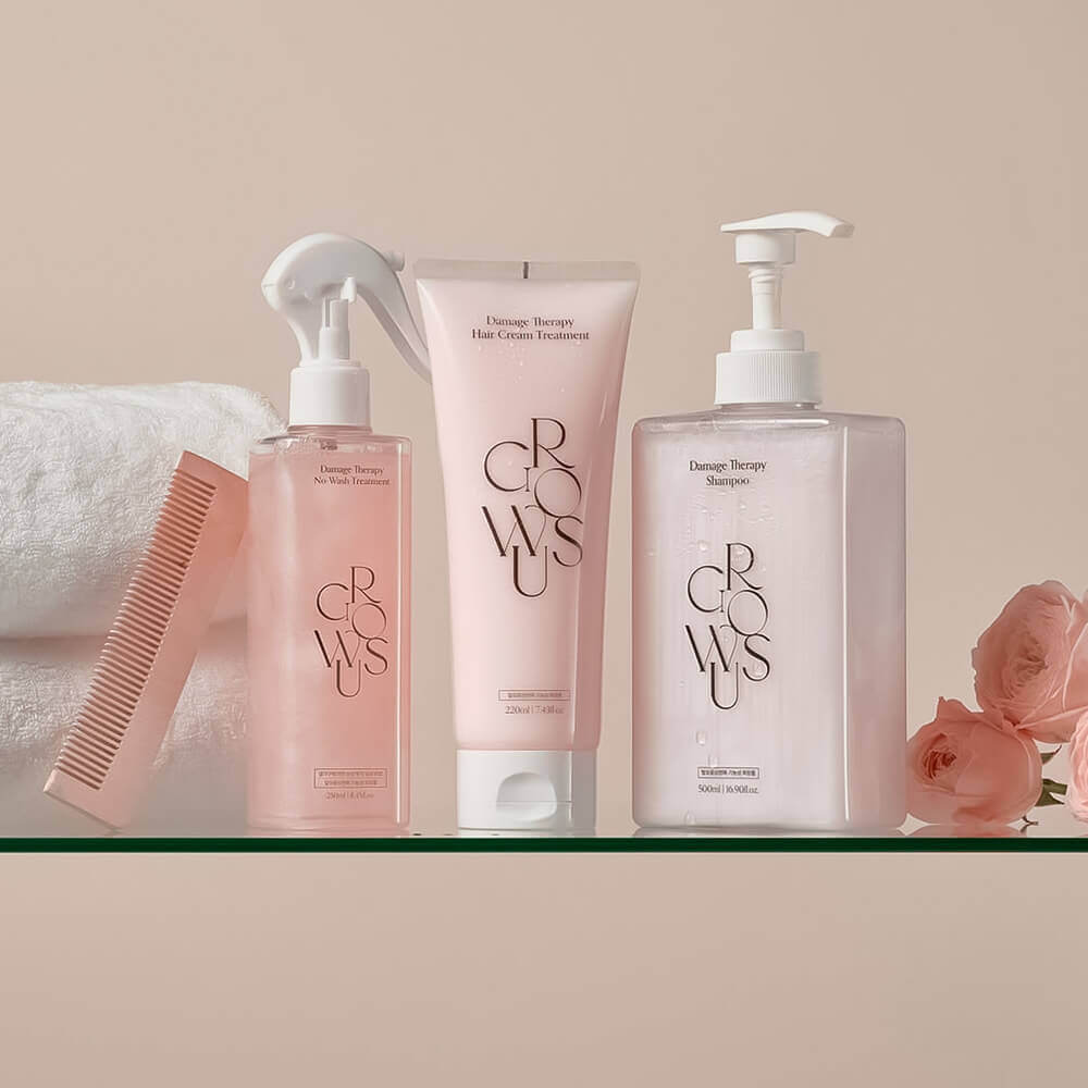 Восстанавливающий шампунь для повреждённых волос GROWUS Damage Therapy Shampoo EX