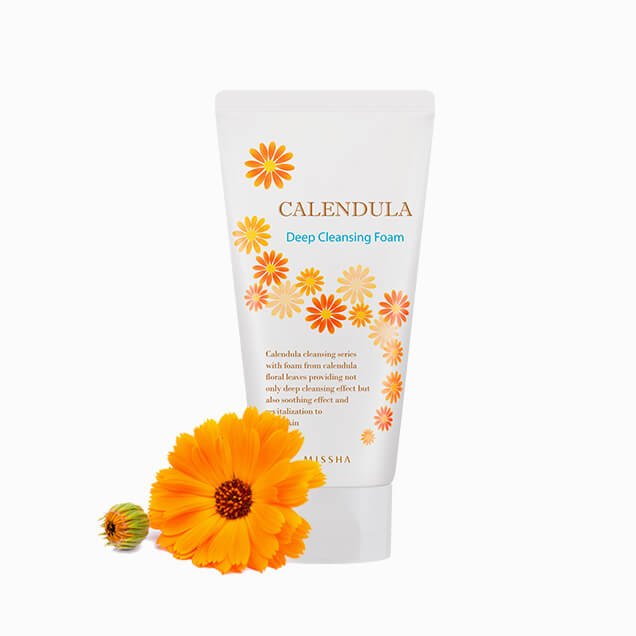 

Очищающая пенка для умывания с календулой Missha Calendula Deep Cleansing Foam