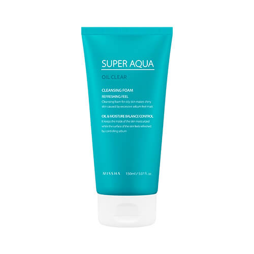 

Пенка для жирной кожи Missha Super Aqua Oil Clear Cleansing Foam