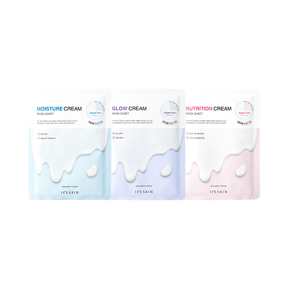 Кремовые тканевые маски для лица It`s Skin Cream Mask Sheet