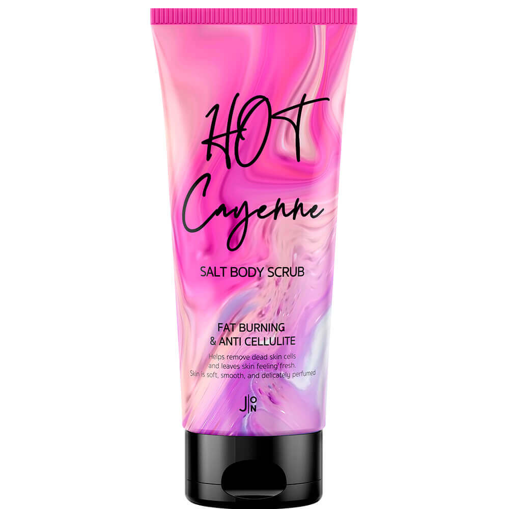 Согревающий антицеллюлитный солевой скраб с перцем J:ON Hot Cayenne Salt Body Scrub