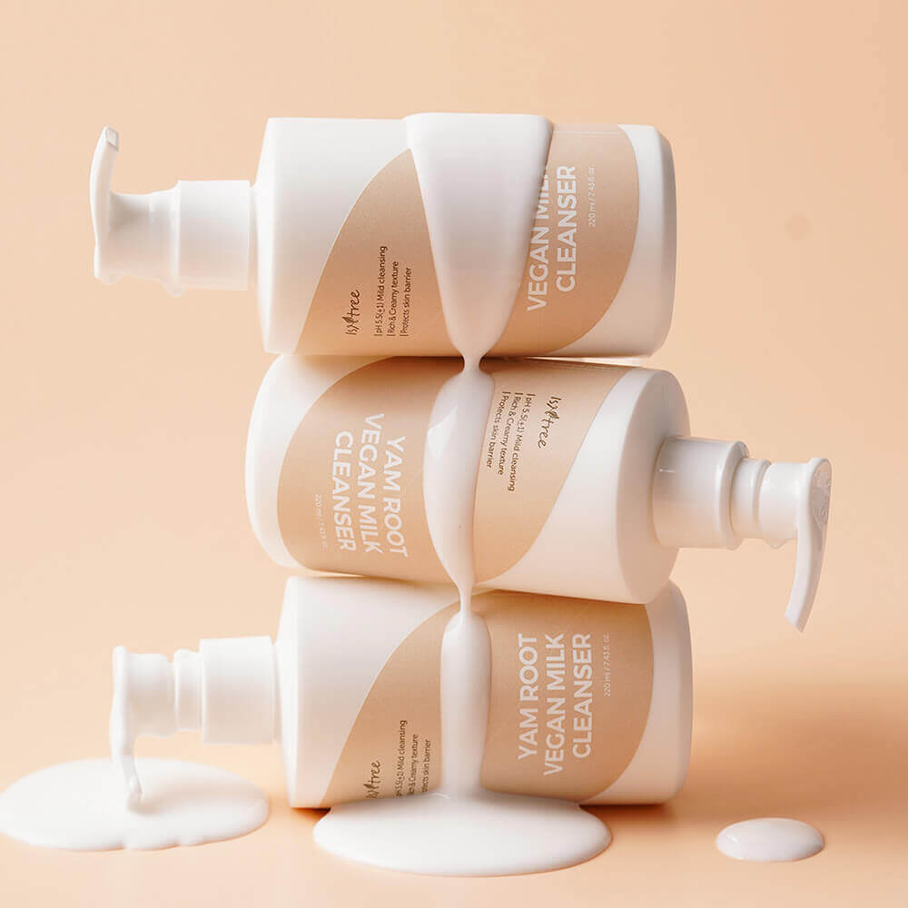 Очищающее молочко с корнем ямса IsNtree Yam Root Vegan Milk Cleanser