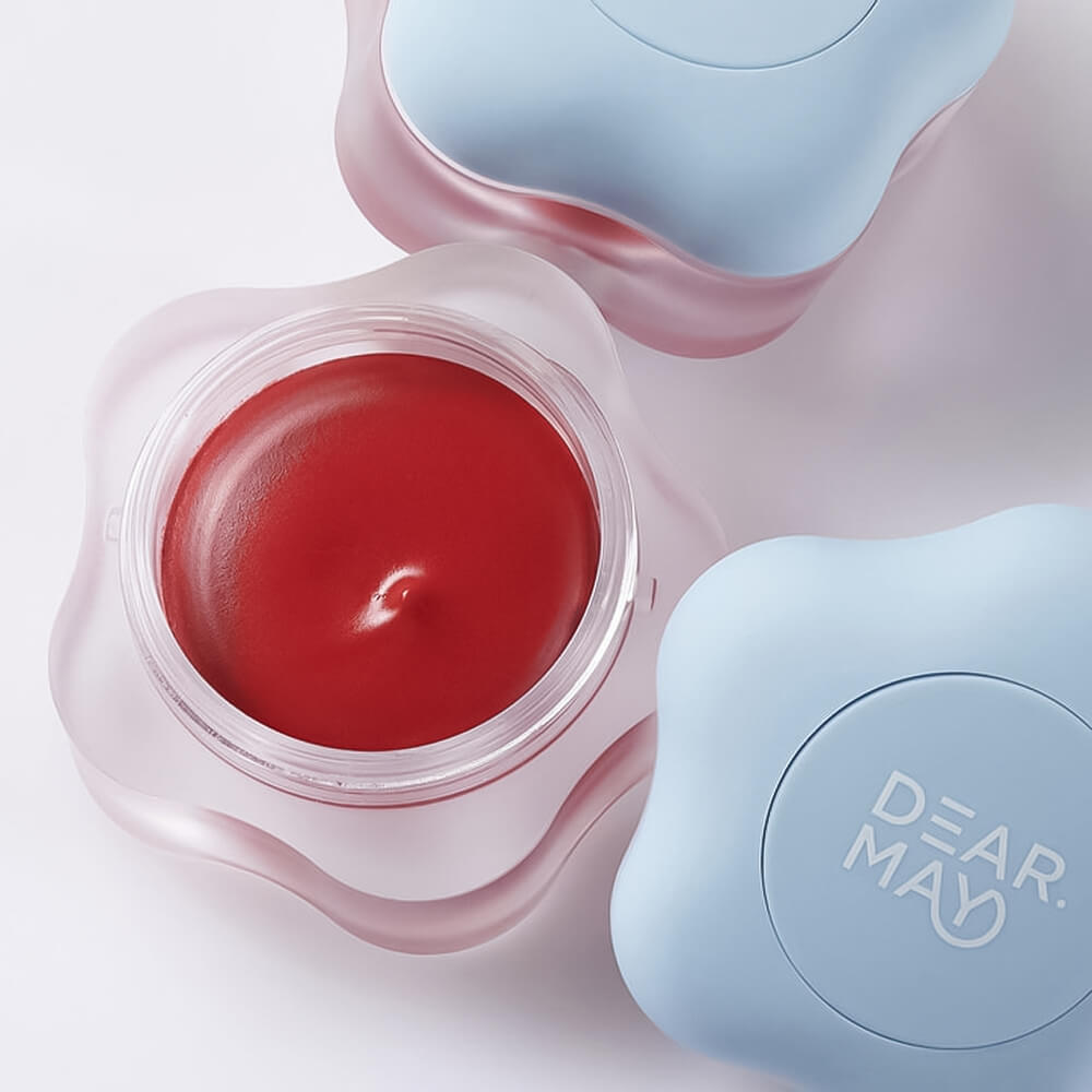 Вельветовый бальзам для губ и щёк DEARMAY Pure Falling Mood Lip Pot