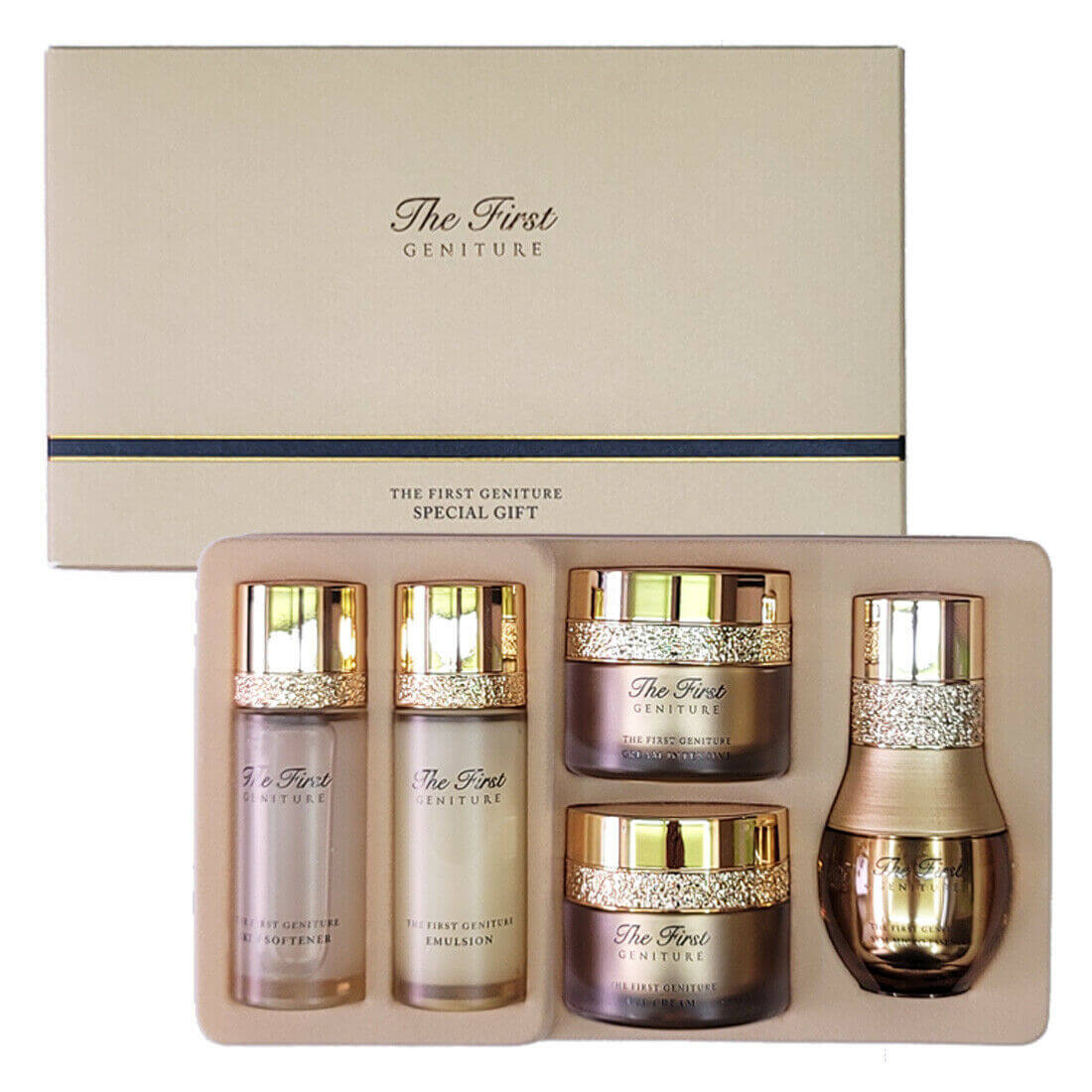 Антивозрастной набор миниатюр со стволовыми клетками O Hui The First Geniture 5pcs Special Gift Set