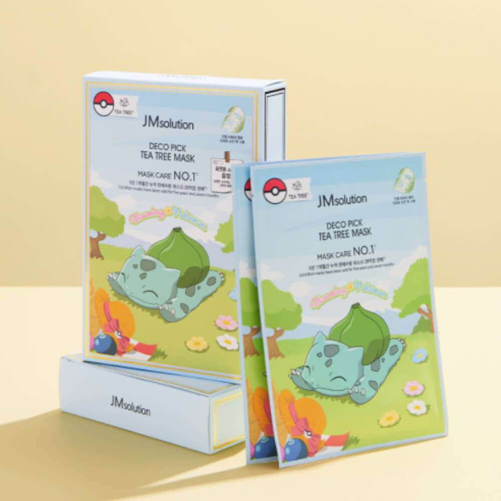 Тканевая маска с чайным деревом против воспалений JMsolution Mask Deco Pick Tea Tree Mask