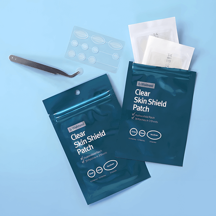 Противовоспалительные патчи от акне By Wishtrend Clear Skin Shield Patch