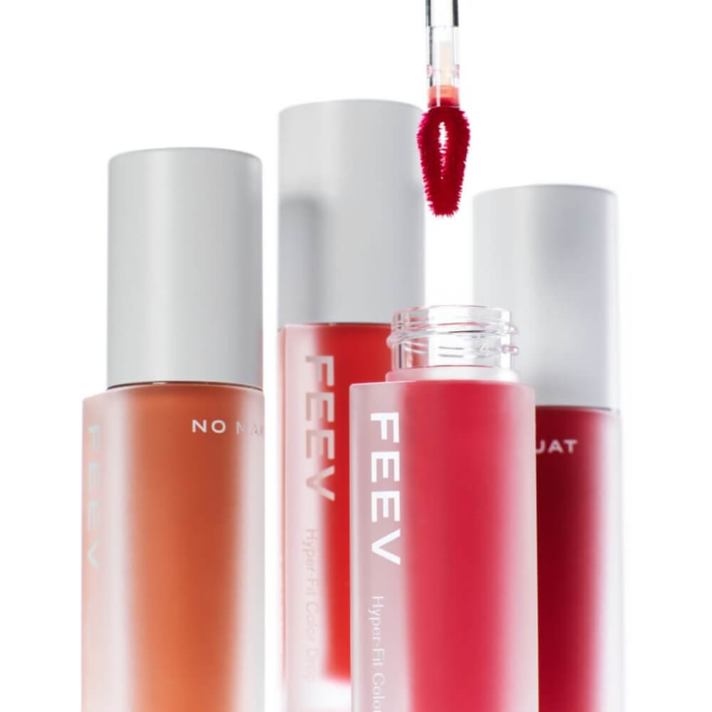 Увлажняющий тинт для губ с сияющим финишем FEEV Hyper-Fit Color Drop